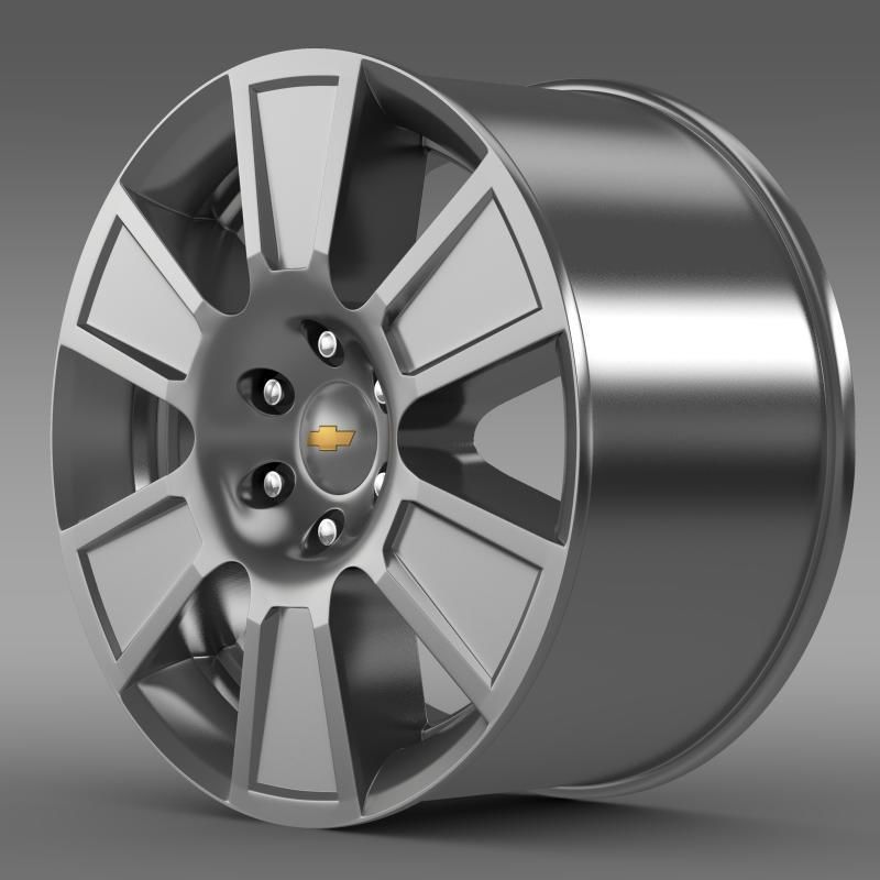 Chevrolet Silverado RegularCab 2007 rim 3D model_1