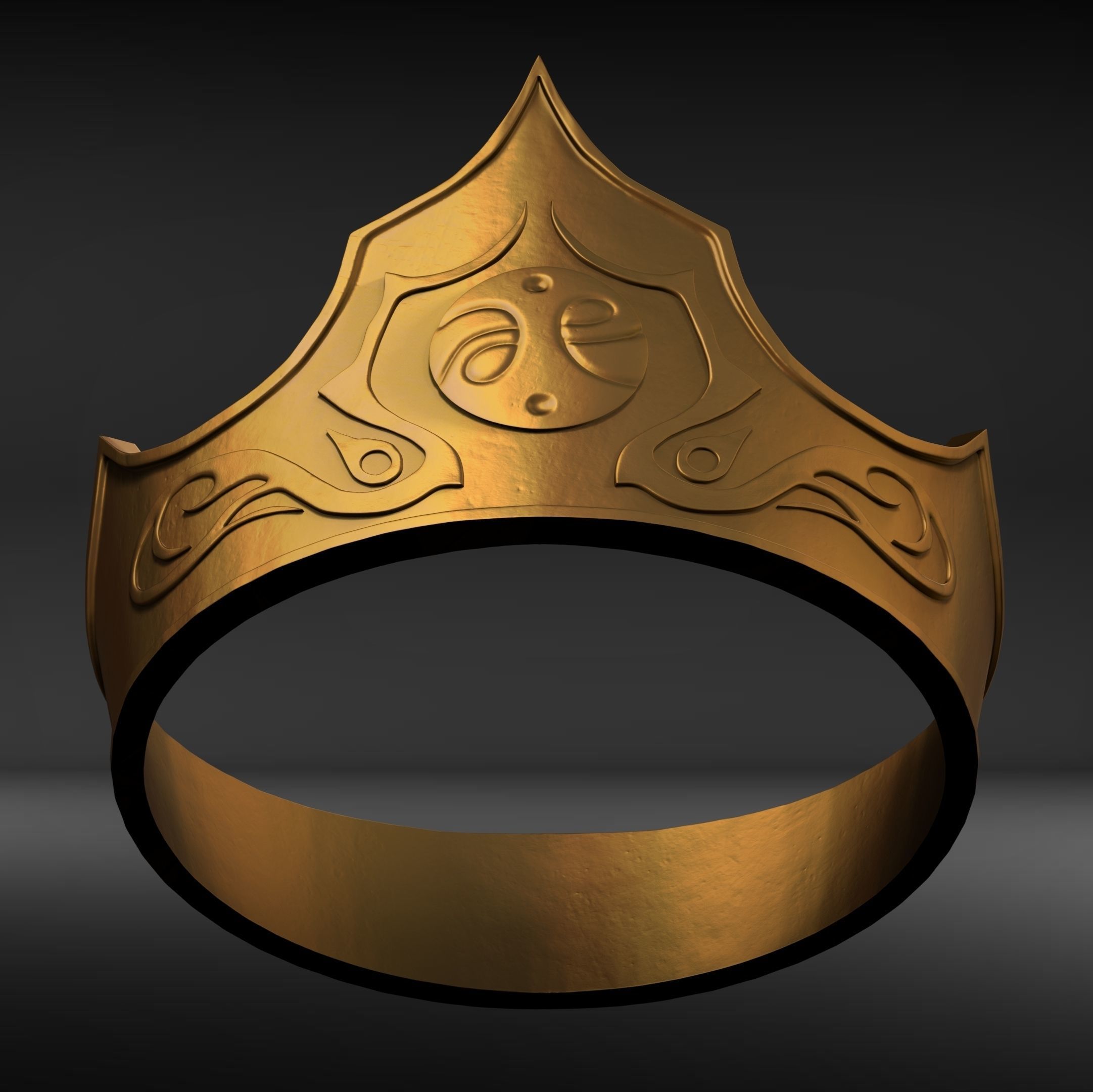 Crown and Base with Resin - Fable III 3D print model_7