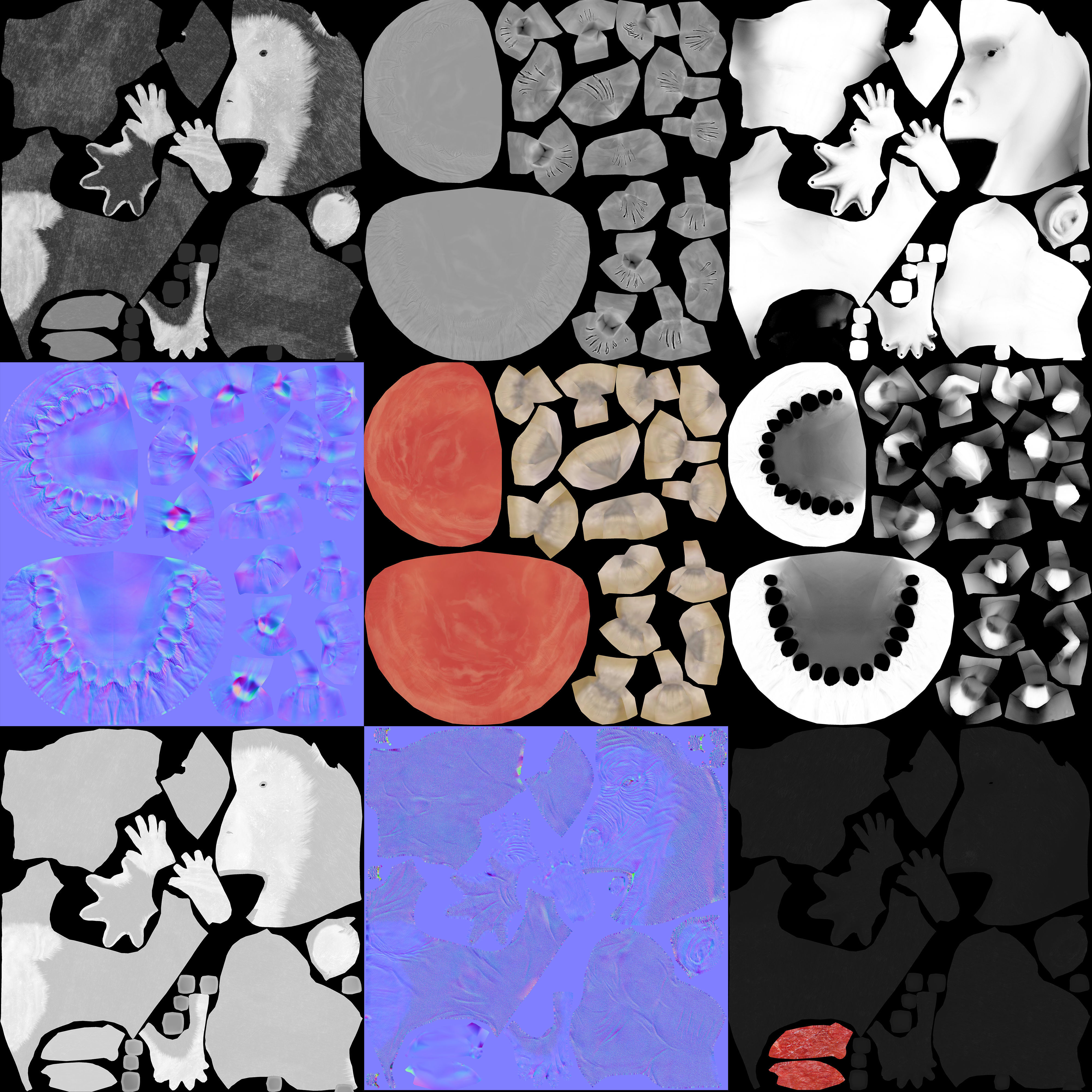 Gorilla - King Kong - v2 Low-poly 3D model_20