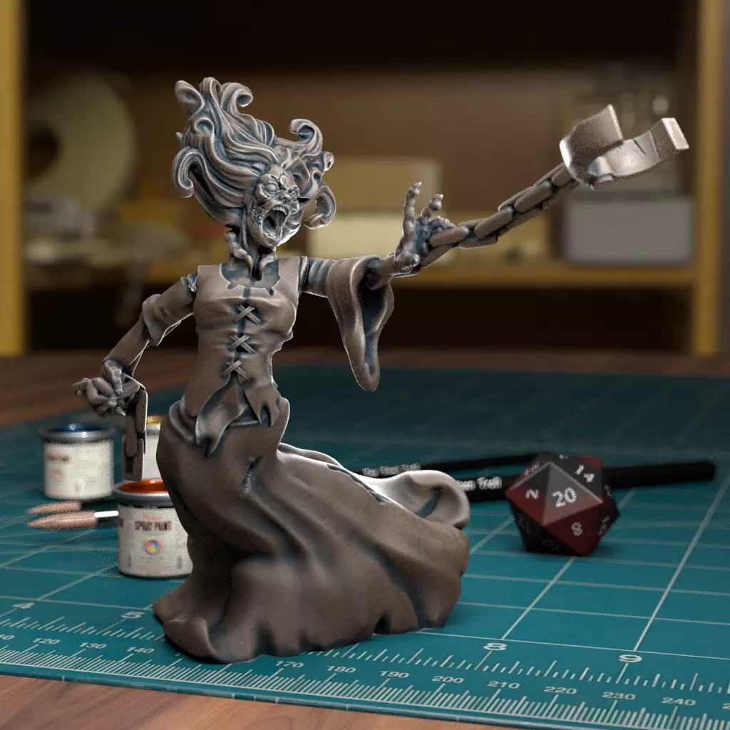 Banshee - Pre-Supported 3D print model_0
