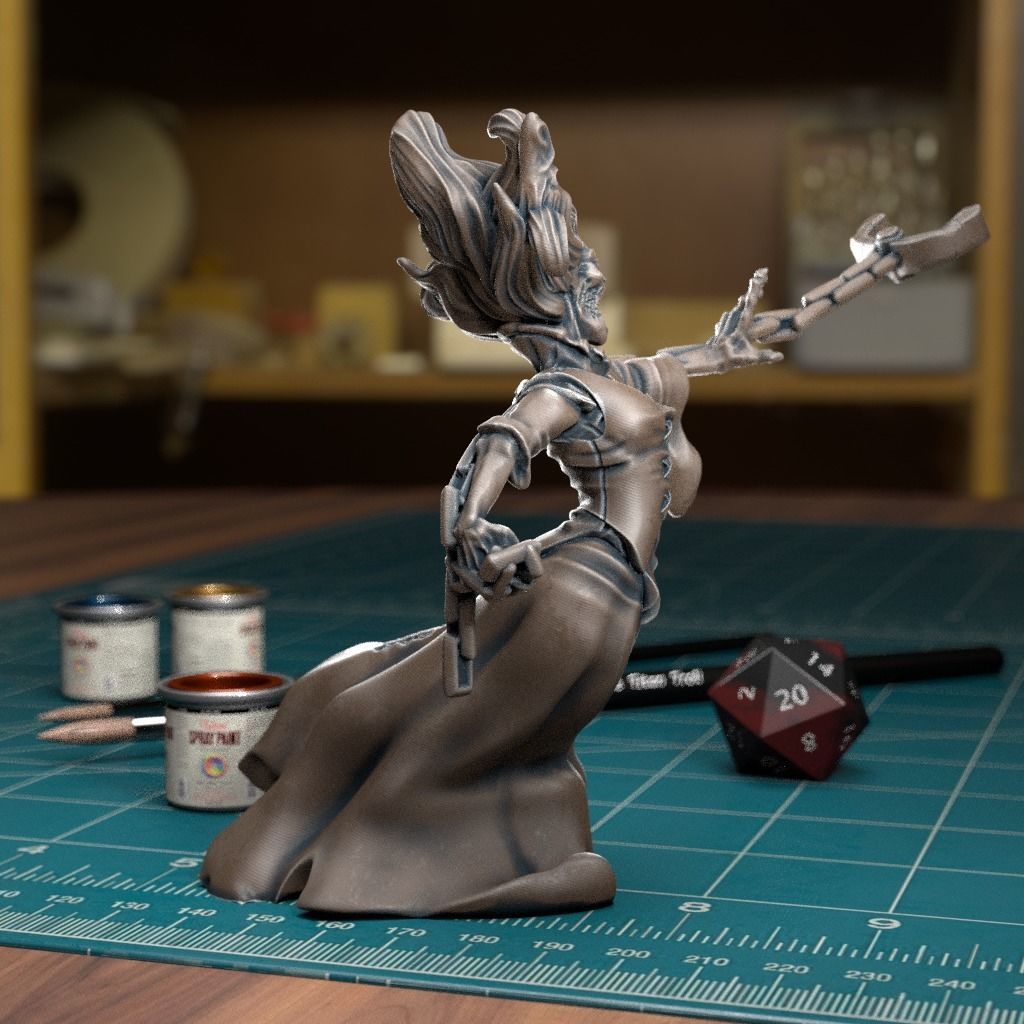 Banshee - Pre-Supported 3D print model_1