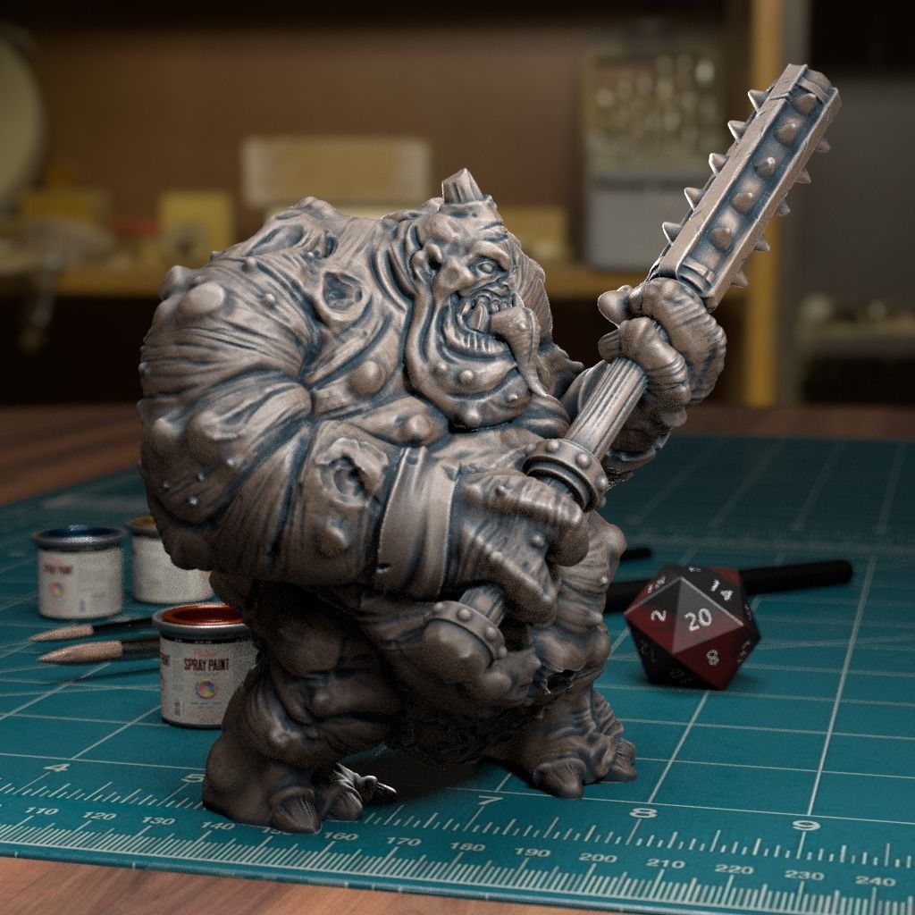 Flesh Golem - Pre-Supported 3D print model_4