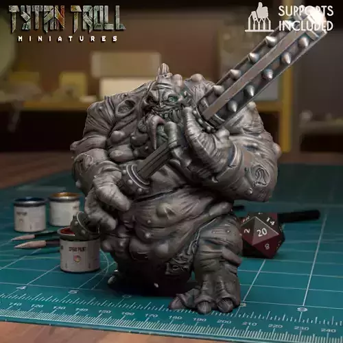 Flesh Golem - Pre-Supported
