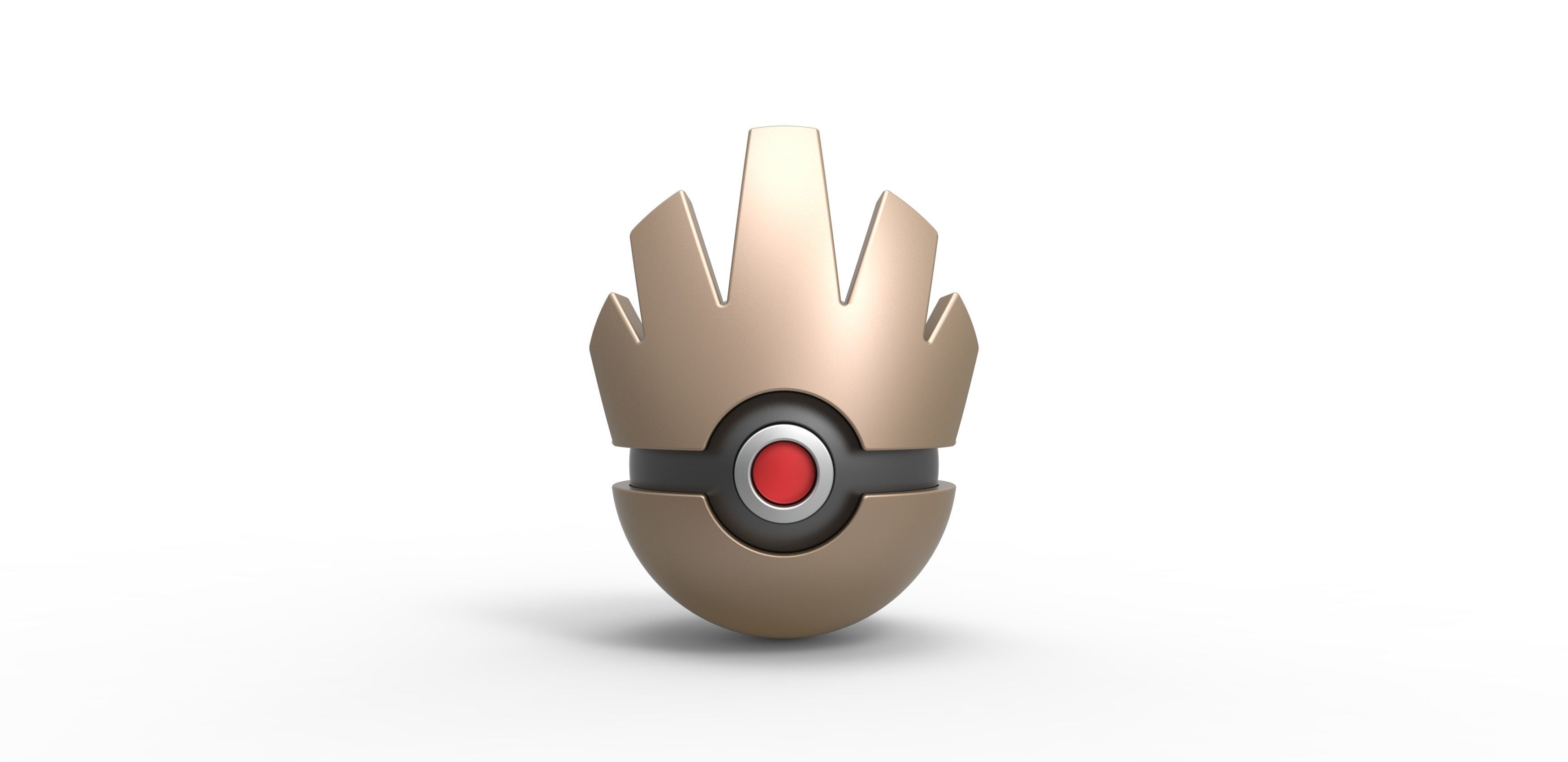 Hitmonchan orb 3D print model_2
