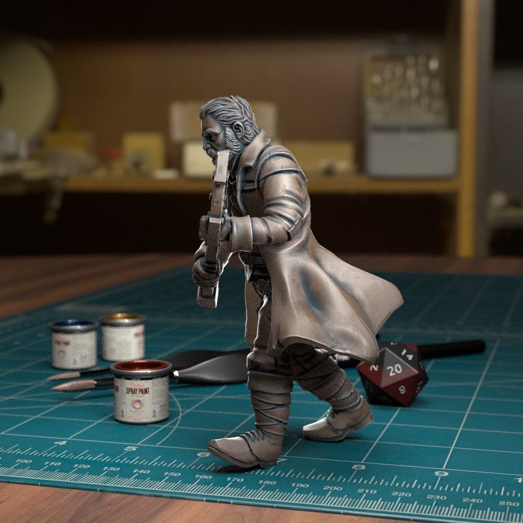 The Priest - Pre-Supported 3D print model_2