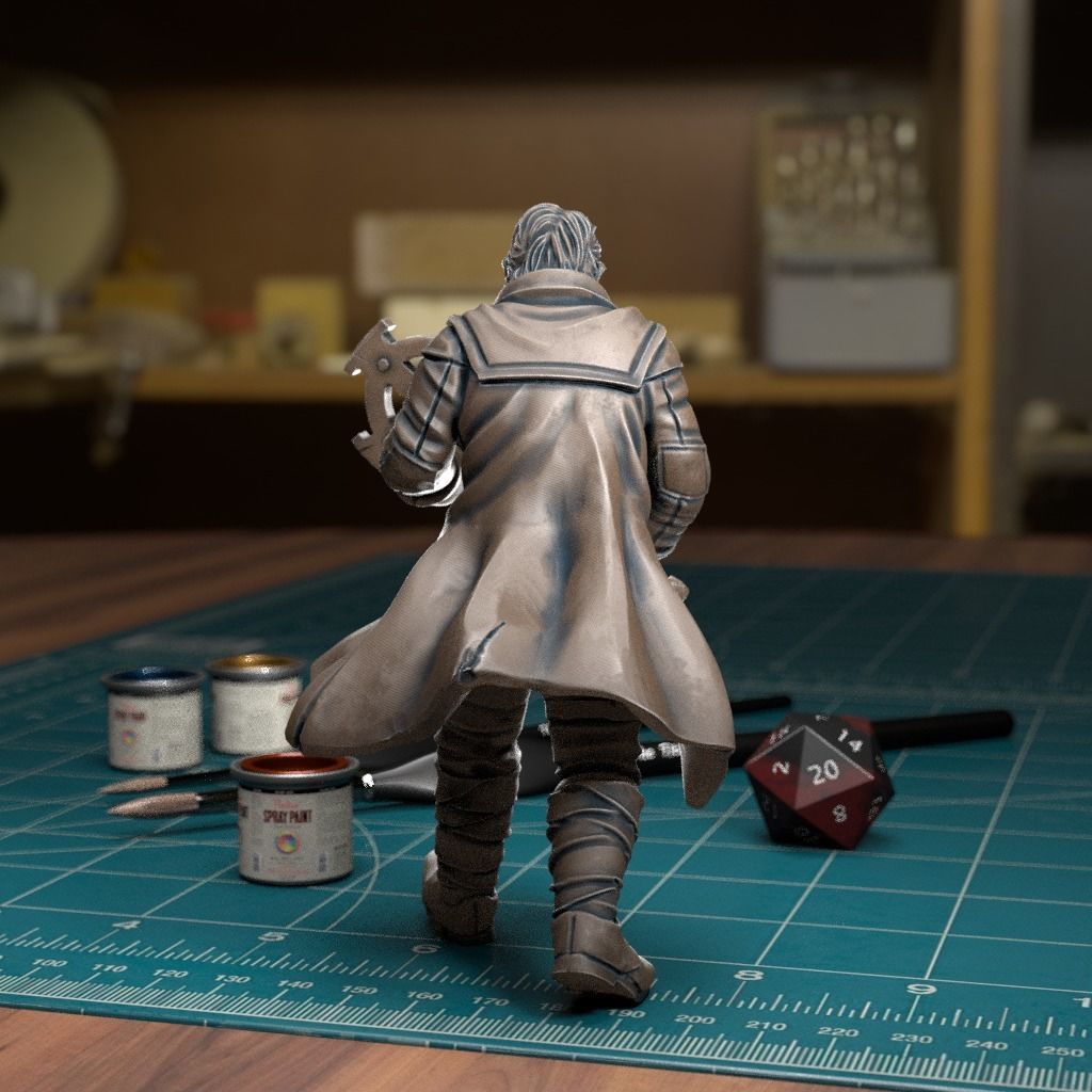 The Priest - Pre-Supported 3D print model_3