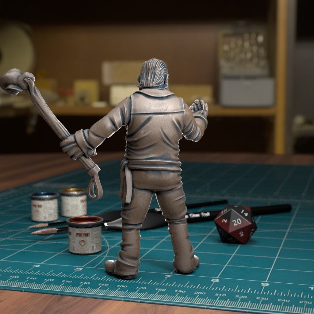 The Monk - Pre-Supported 3D print model_3