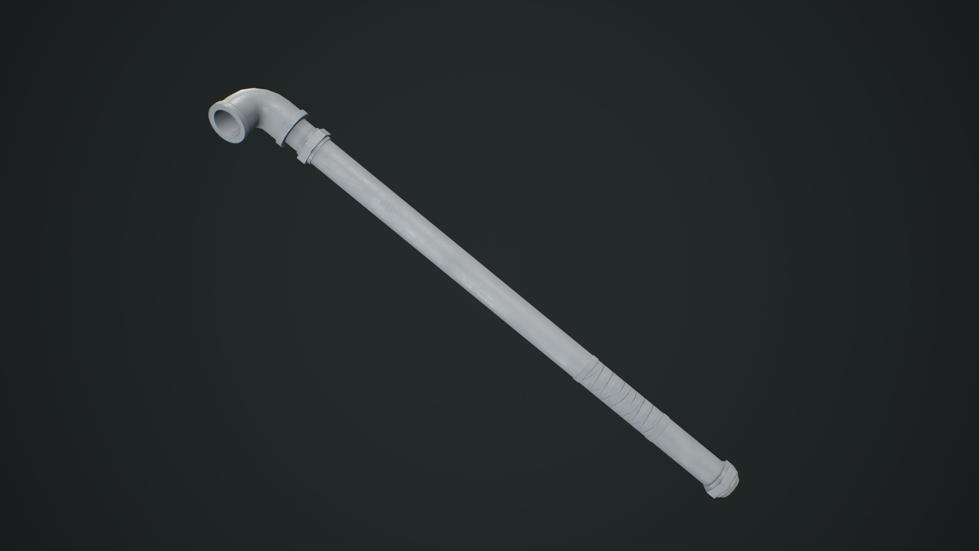Survival Props Package - Metal Pipe Low-poly 3D model_5
