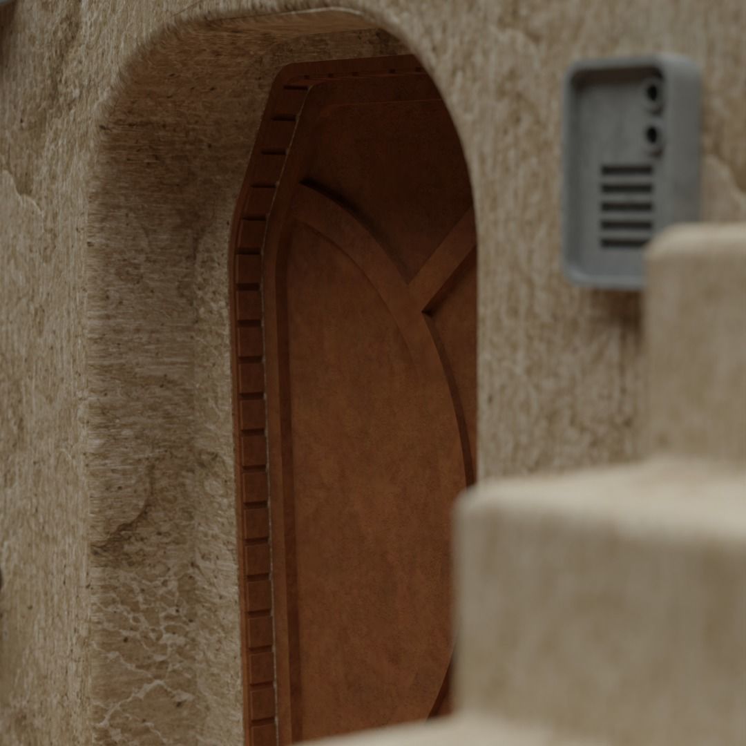 Diorama Tatooine slave quarters 3D print model_2