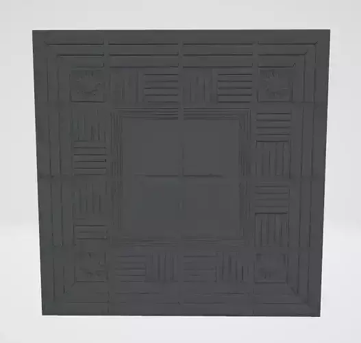 Wooden Floor Fancy 3D print model