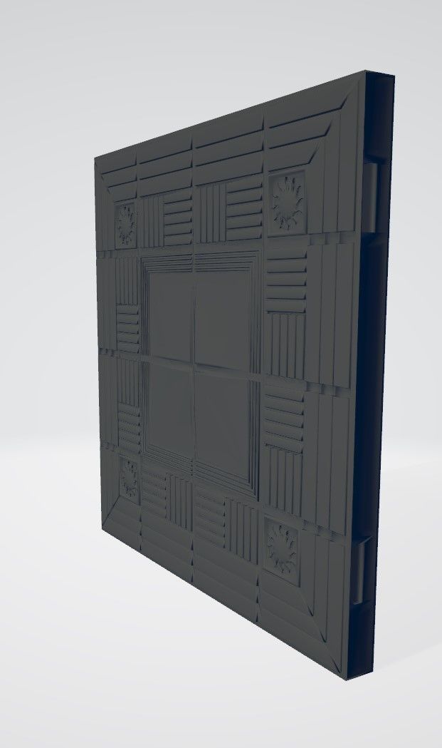 Wooden Floor Fancy 3D print model_2