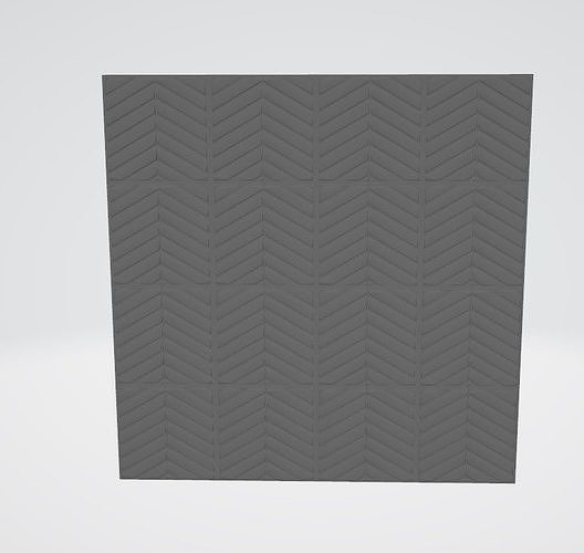 Wooden Floor Normal 3D print model