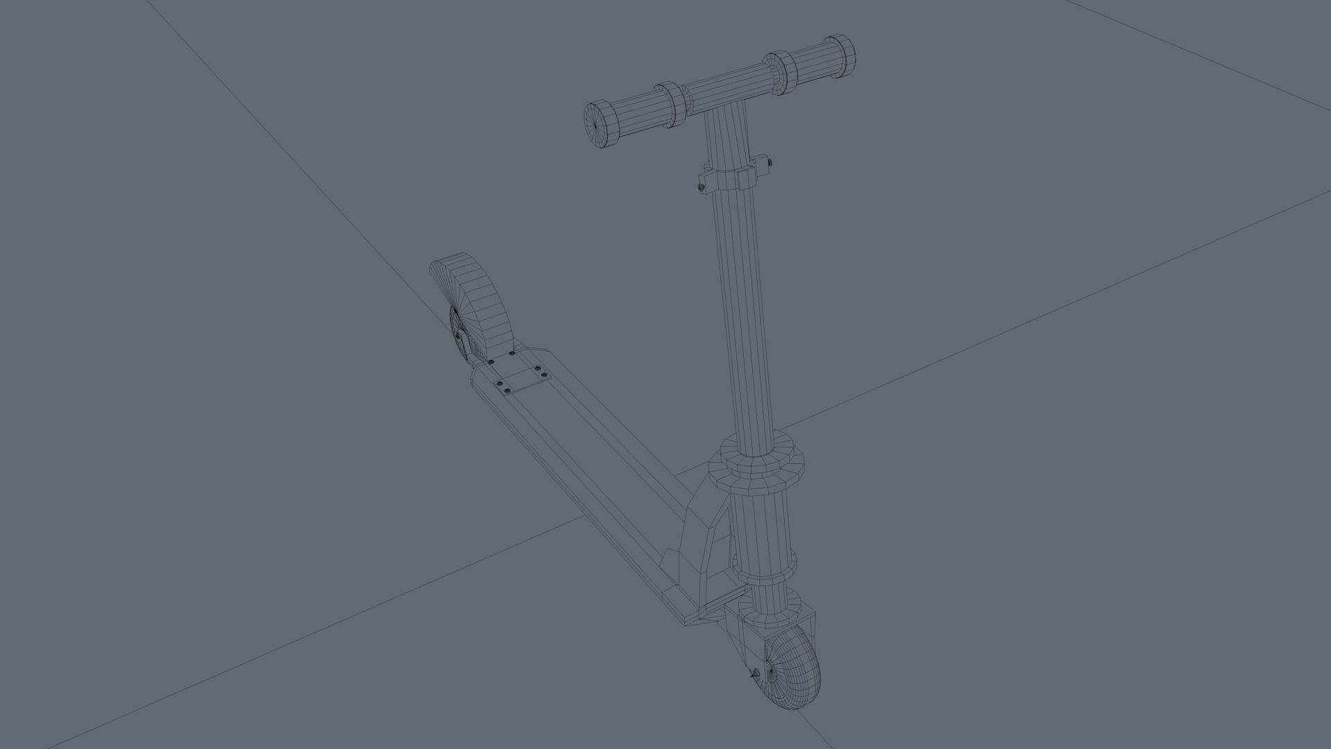 Scooter 3D model_8