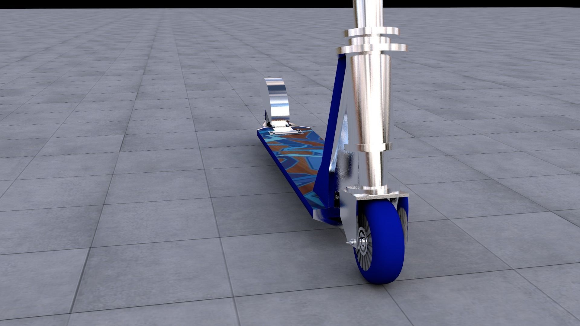 Scooter 3D model_6