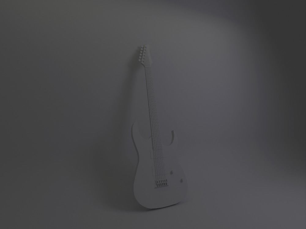Ibanez GRG121DX Low-poly 3D model_6