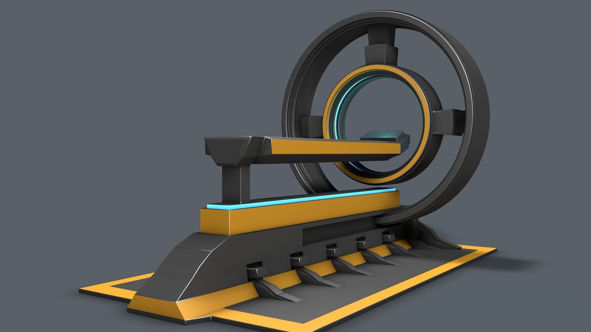 Sci Fi Scanner 3D model_8