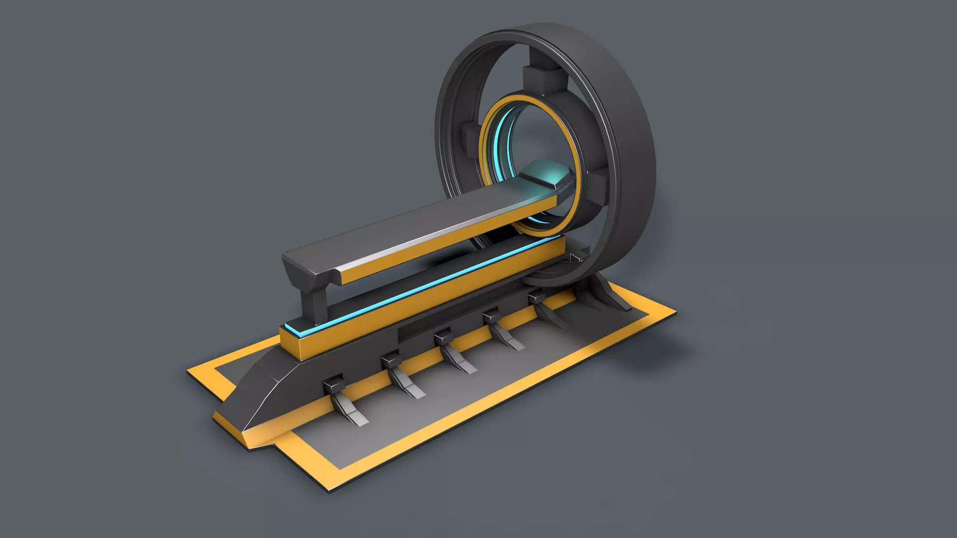 Sci Fi Scanner 3D model_0