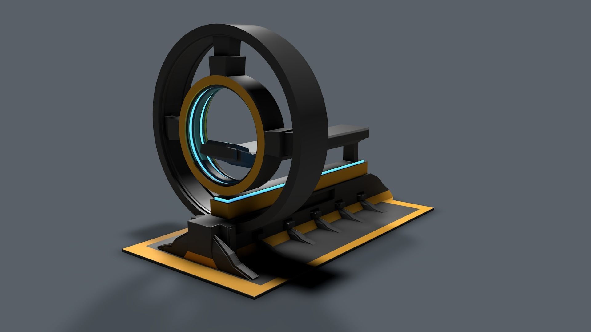 Sci Fi Scanner 3D model_2