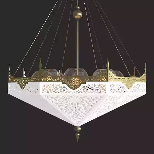 lamp Pendant oriental 2021-06 3D model