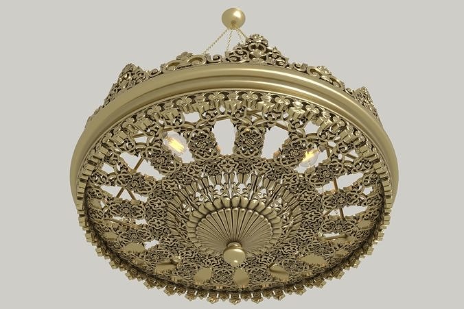 lamp Pendant oriental 2021-07 3D model