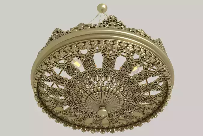 lamp Pendant oriental 2021-07 3D model