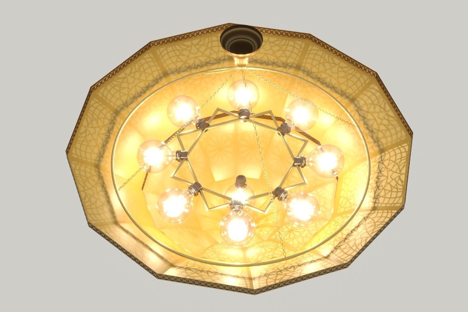 lamp Pendant oriental 2021-08 3D model_2
