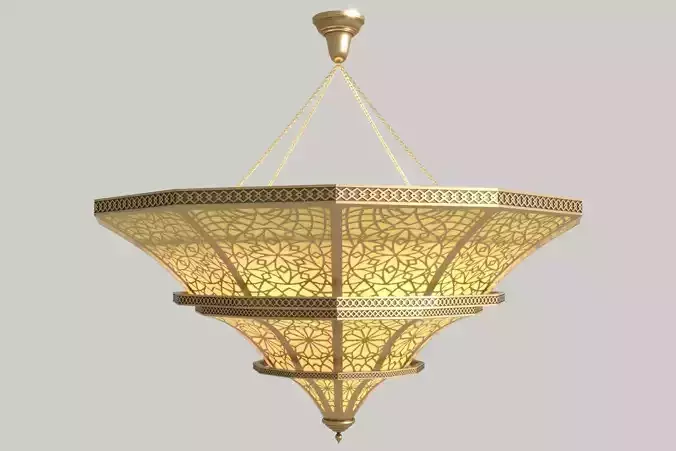lamp Pendant oriental 2021-08 3D model