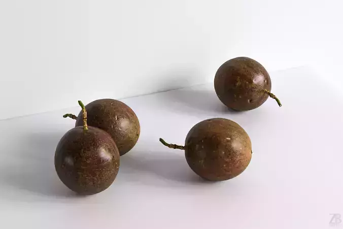 Passion Fruit 3D model