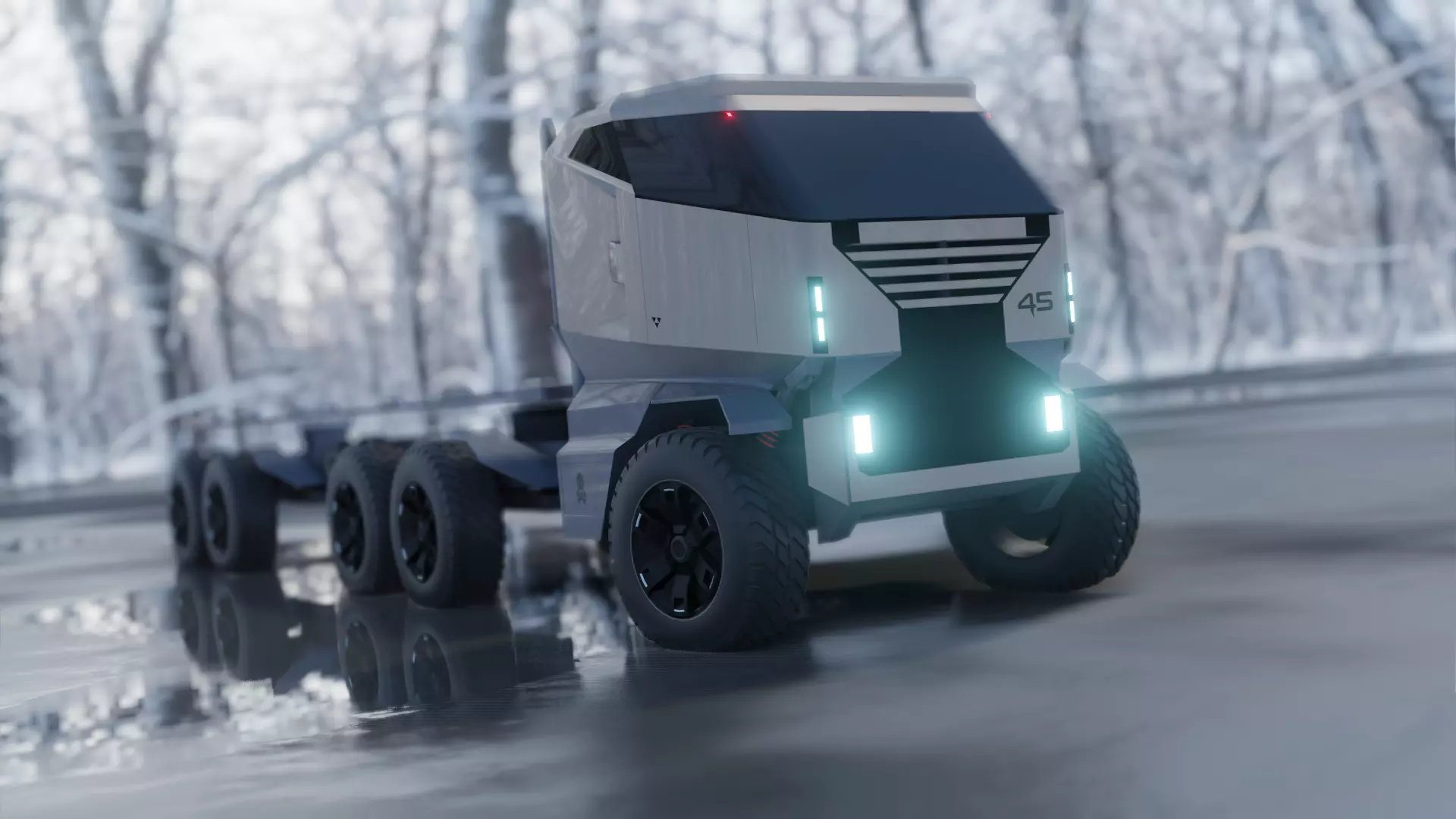 Concept Truck ST design 2022 3D model_0
