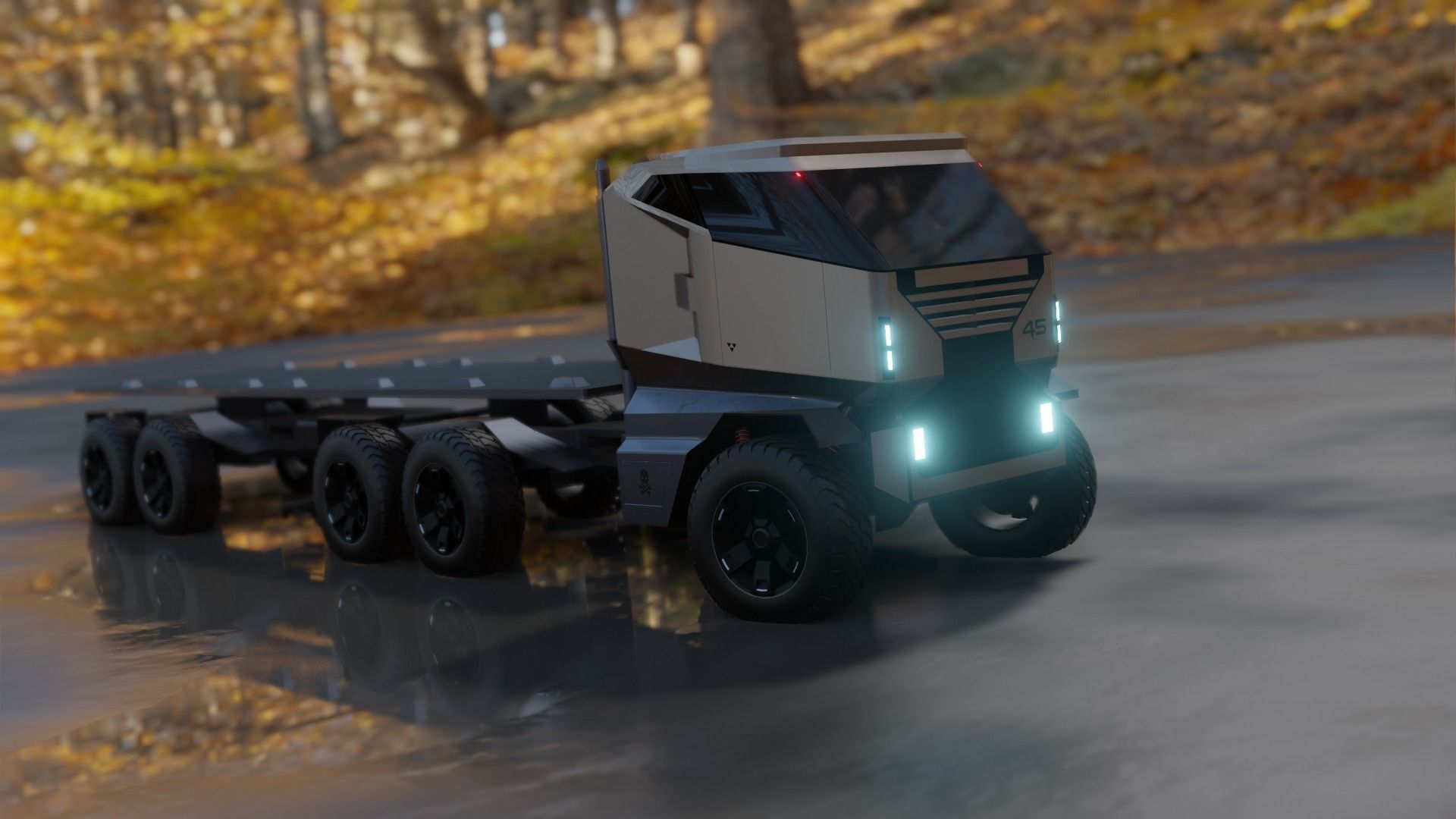 Concept Truck ST design 2022 3D model_1