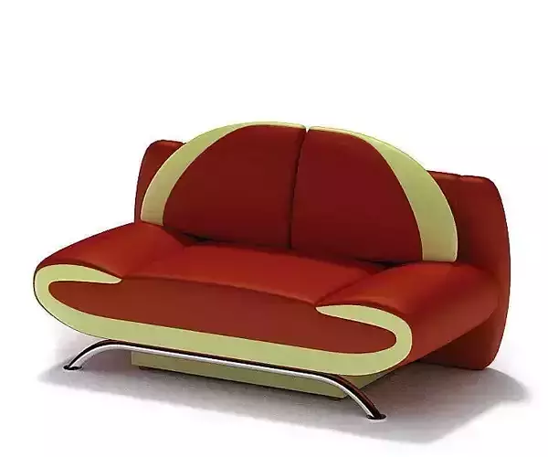 Modern Red Sofa
