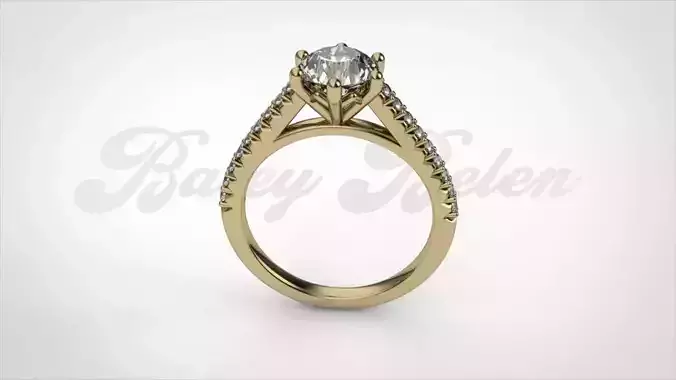 woman ring diamond R00246