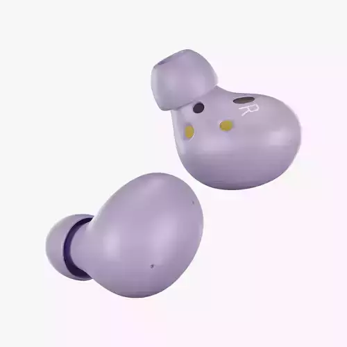 Galaxy Buds 2 Low-poly 3D model
