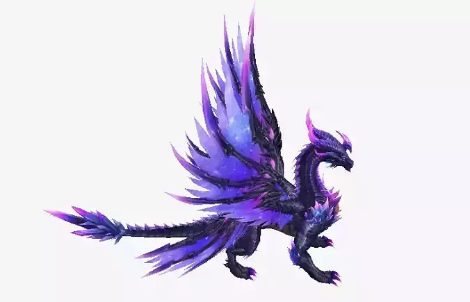 Fantastic Purple Dragon