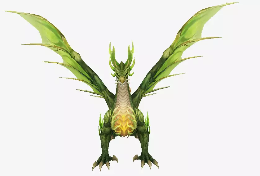 Futuristic Dragon Low-poly 3D model_0