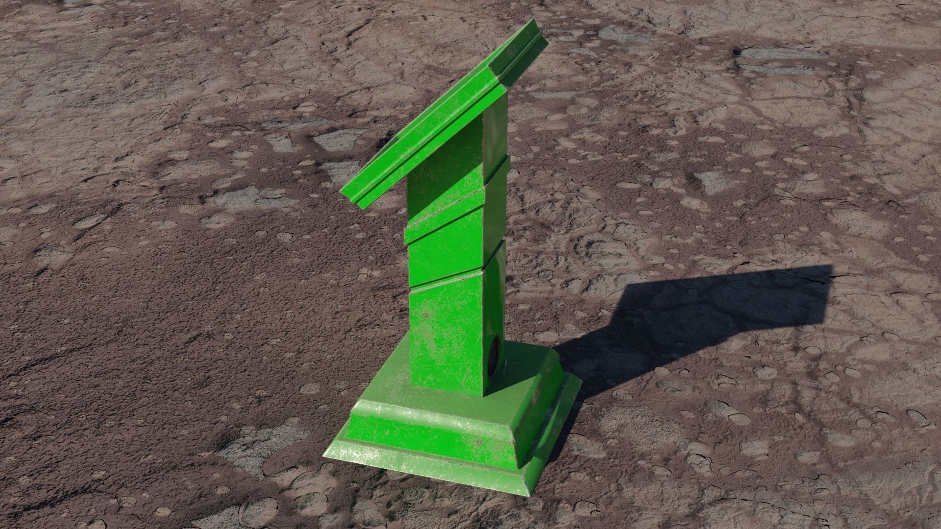 SCI-FI PANEL Low-poly 3D model_20