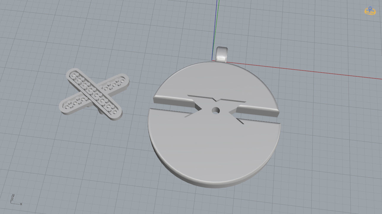 Chaumet Pendant 3D print model_13