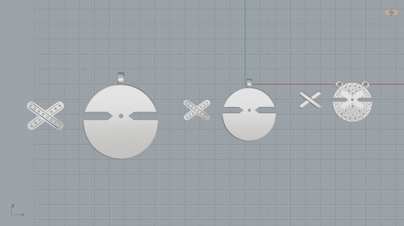 Chaumet Pendant 3D print model_6