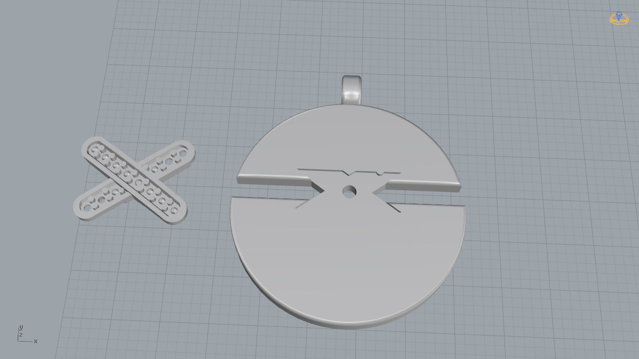 Chaumet Pendant 3D print model_9