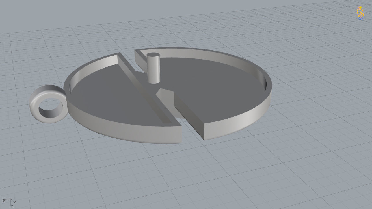 Chaumet Pendant 3D print model_8