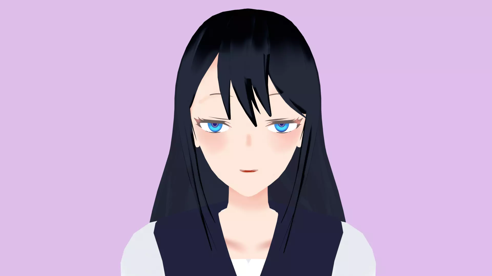 Anime Character 3D model_0