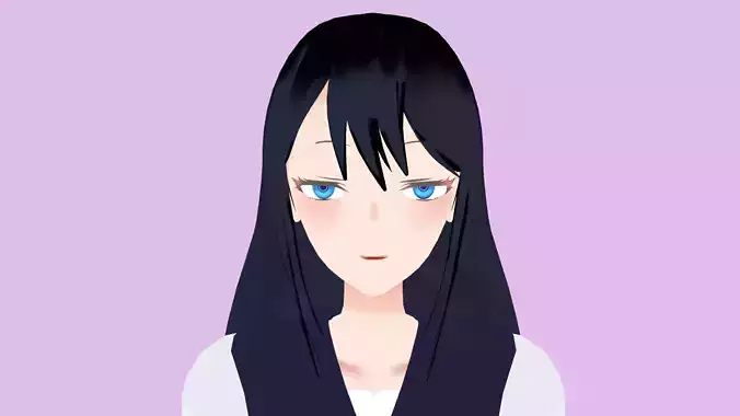 Anime Character 3D model
