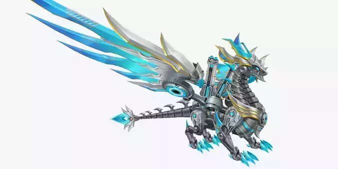 Futuristic Metal Dragon