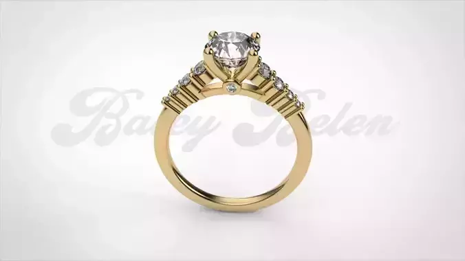 woman ring diamond R00247