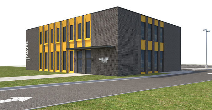 Commercial-035 Office Building 3D model 3