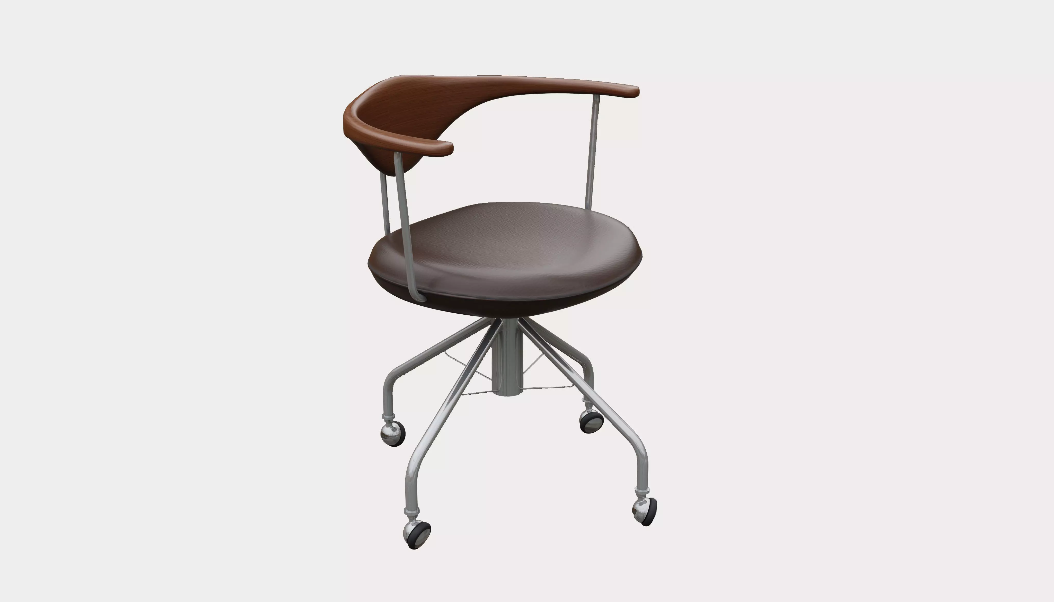 Wegner Swivel Chair 3D model