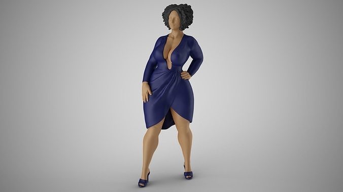 Red Carpet Girl 3D print model
