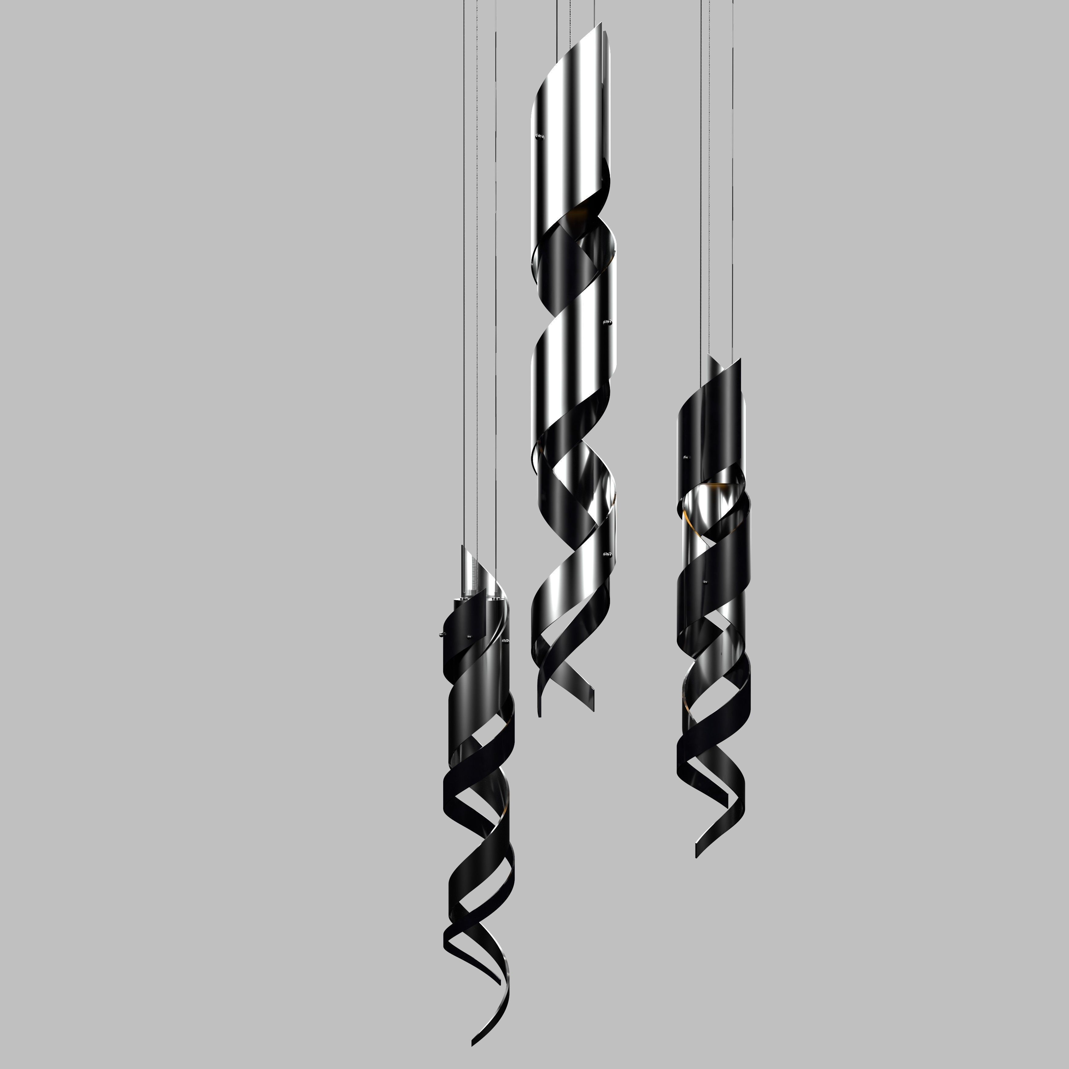 Spiral light 3D model_11