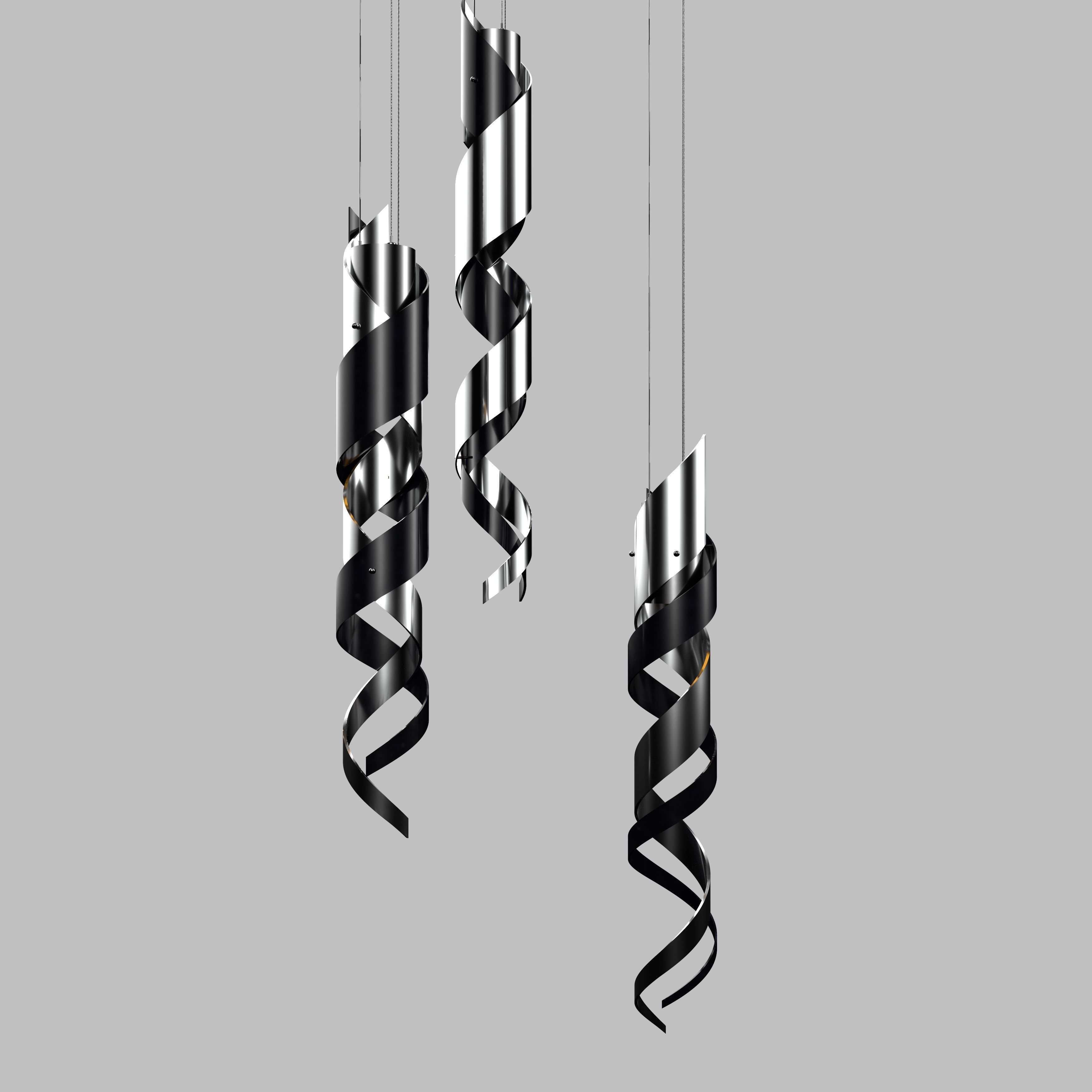 Spiral light 3D model_12