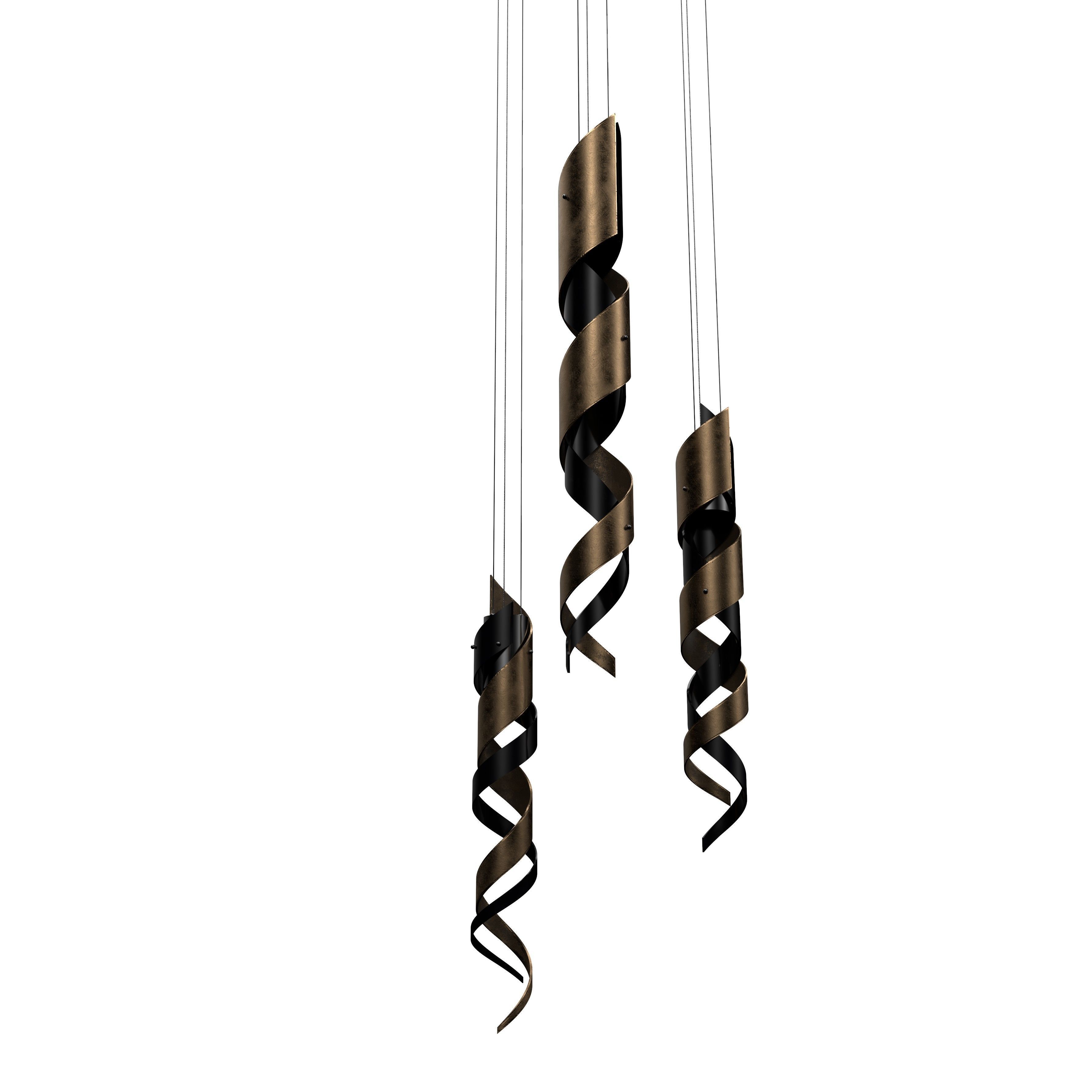 Spiral light 3D model_10